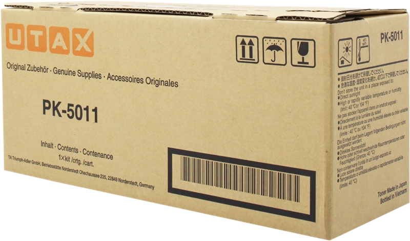 ORIGINAL Utax toner nero PK-5011K 1T02NR0UT0 ~7000 Seiten