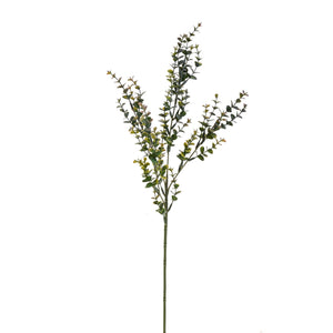 Set 9 Rami di Eucalyptus Artificiale Altezza 75 cm Verde