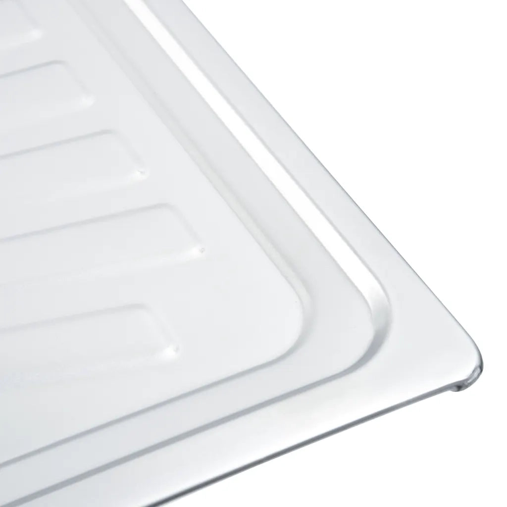 Lavello da Cucina Doppio con Filtro e Sifone in Acciaio Inox CFW2898850