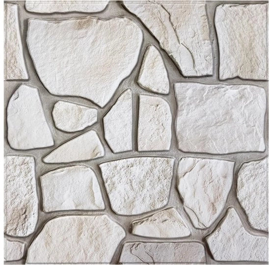 Pannelli da parete 3D in stile pietra, 10 pezzi, 30 x 30 cm, pannelli da parete 3D in stile pietra impermeabili in PVC per soggiorno, camera da letto, cucina, decorazione di parete interna