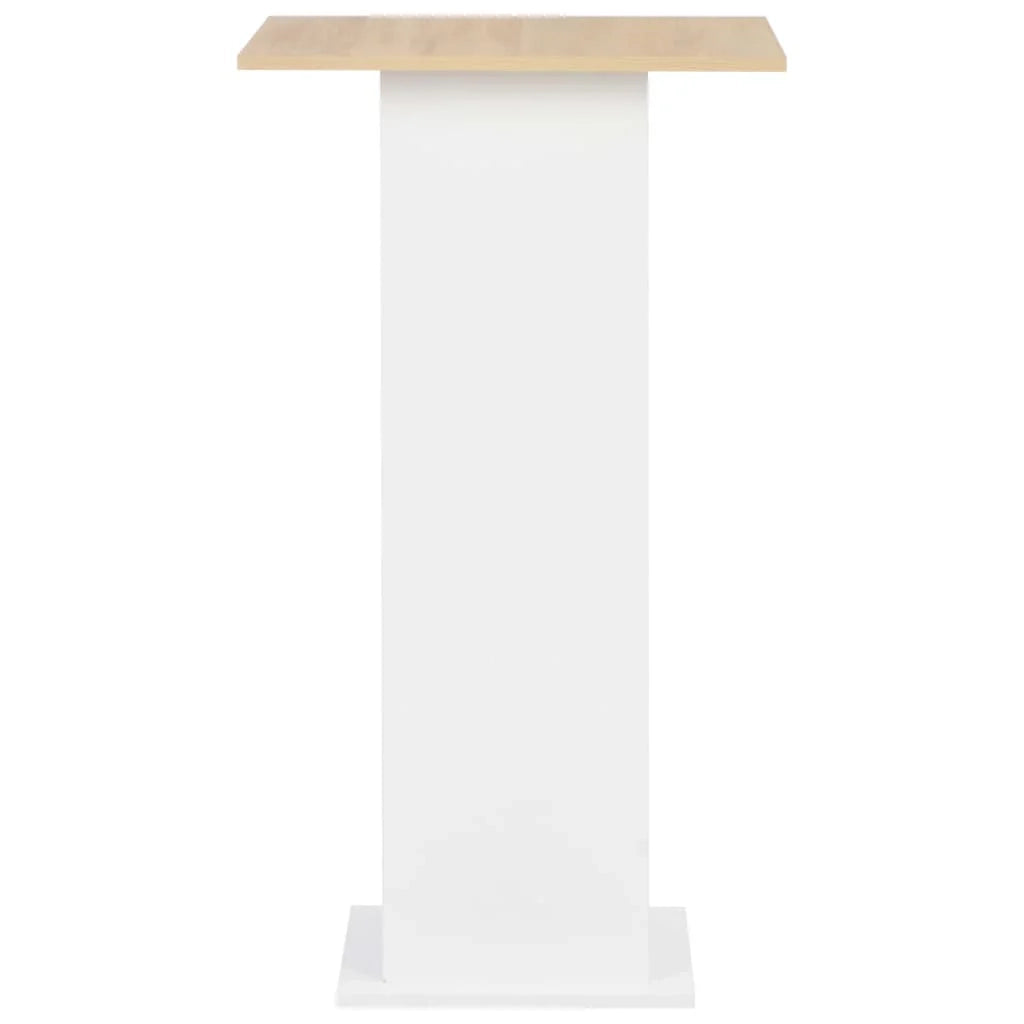 Tavolo alto stile bar/bistrot bianco 110 cm 0902059