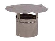 FUMAIOLI A CAPPELLO IN ACCIAIO INOX  ø cm.14