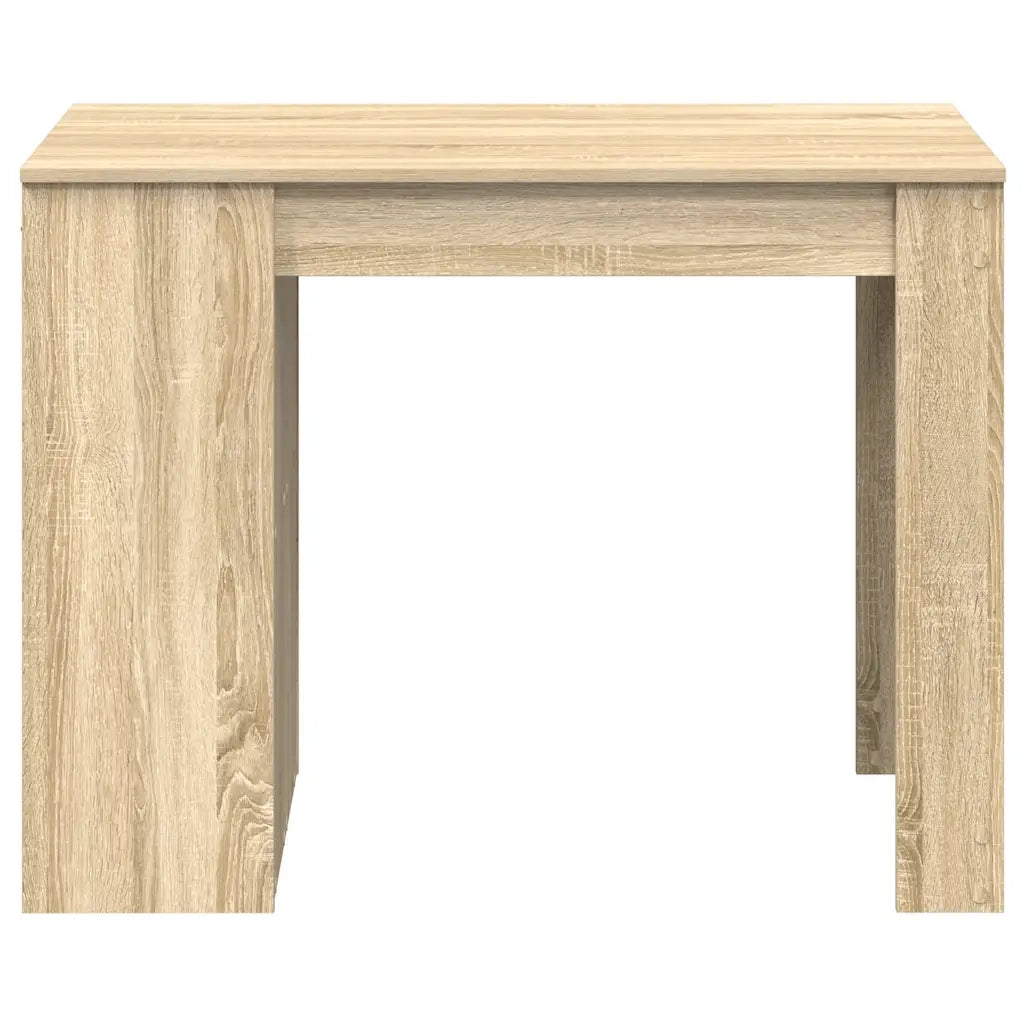 Scrivania con Cassetto Ripiano Rovere Sonoma Legno Multistrato