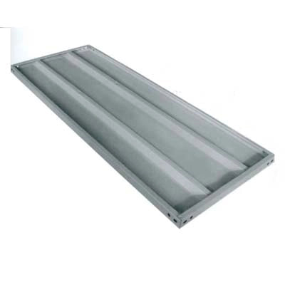RIPIANO METALLICO RINFORZO DOPPIO PROMETAL - ACCIAIO VERN GRIGIO CM 100X60- 5 pezzi