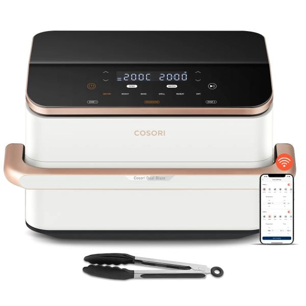 Cosori tf101s dual blaze twinfry friggitrice ad aria 10 lt. bianca - CSTF101SW