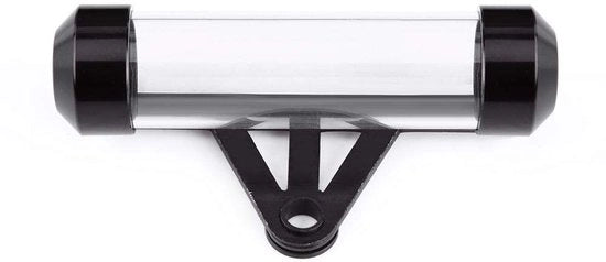 Sostegno per Pedane Acquastato - Ossatura Universale per Tubi - Fermo in Alluminio - Nero - Dimensioni 11 x 2,5 cm - Adatto per la maggior parte delle motociclette - Pedane Acquastato per Motociclette