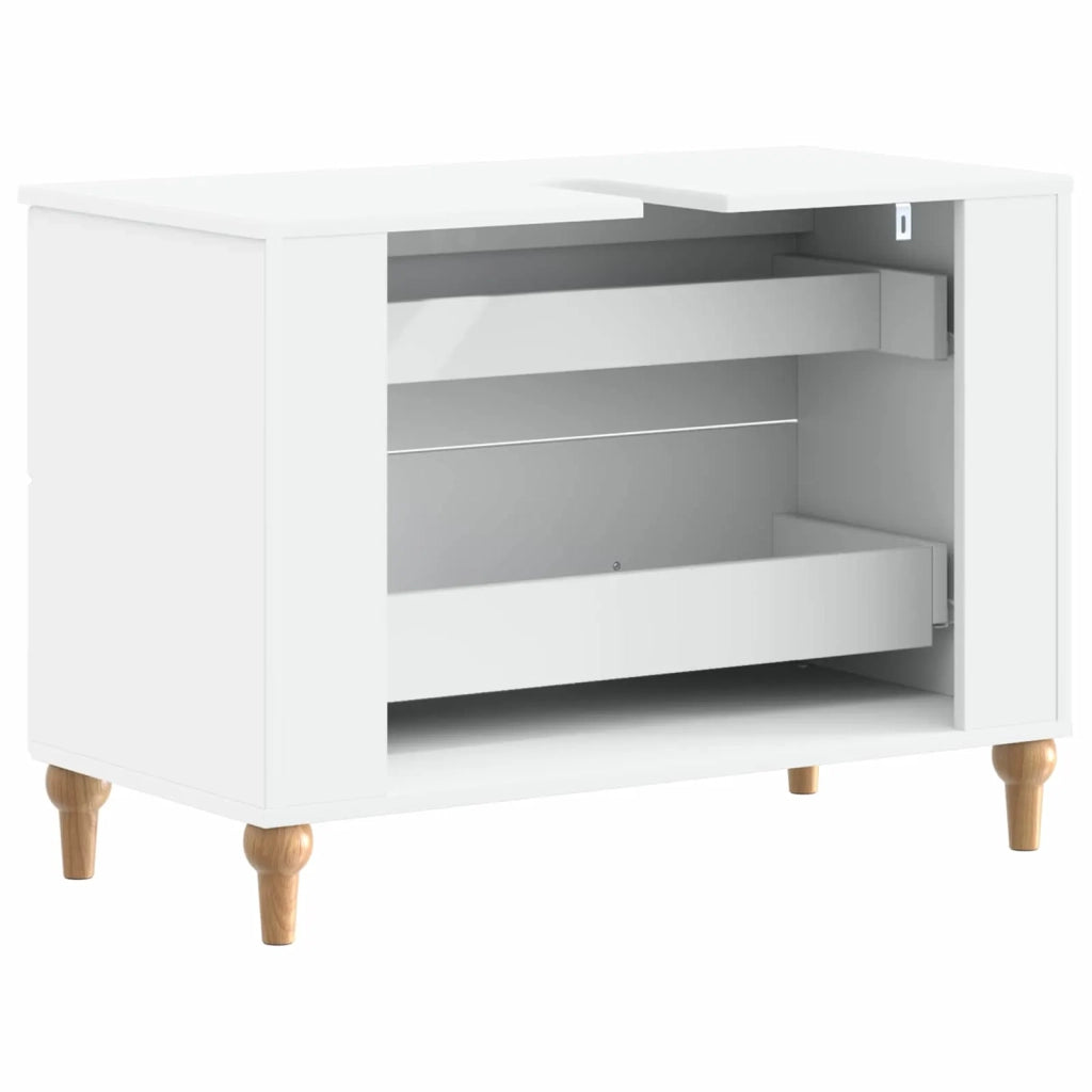 Armadio per Lavabo da Bagno ALKMAAR Bianco 82 x 41 x 59 cm 896135