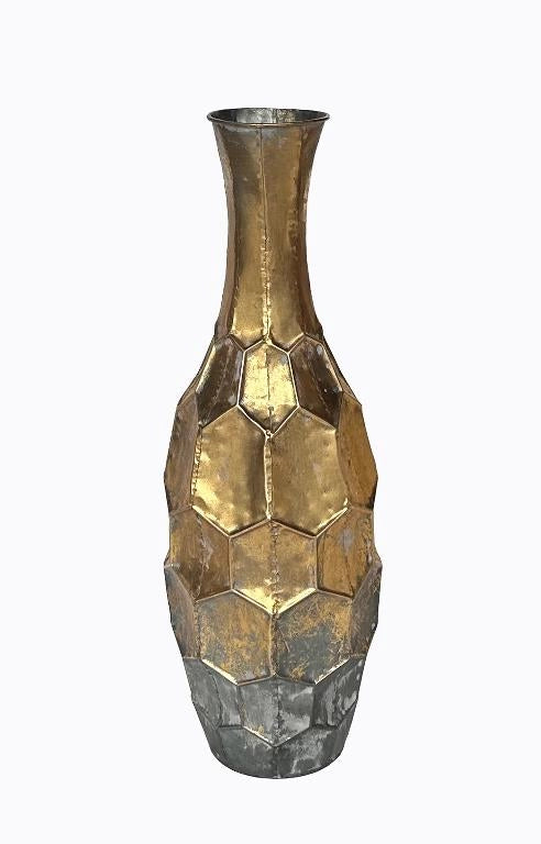 Vaso Decorativo Casa in Ferro Rotondo 18 x 54,5 cm