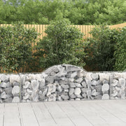 Cesti Gabbioni ad Arco 40 pz 200x50x60/80 cm Ferro Zincato