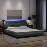 Giroletto con LED senza Materasso Hvar 180x200 cm in Tessuto