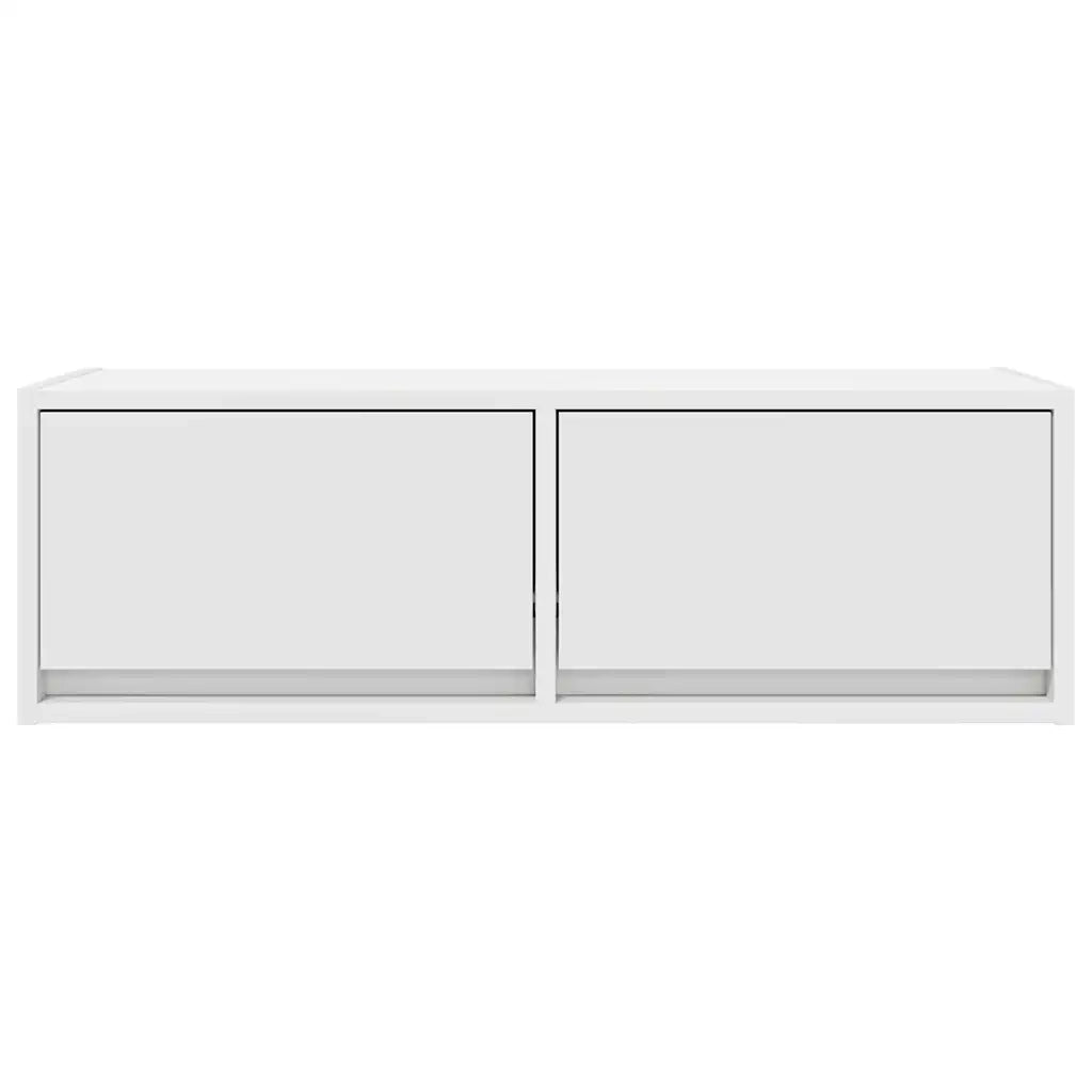 vidaXL Mobile Porta TV Bianco 80x31x25,5 cm in Legno Multistrato