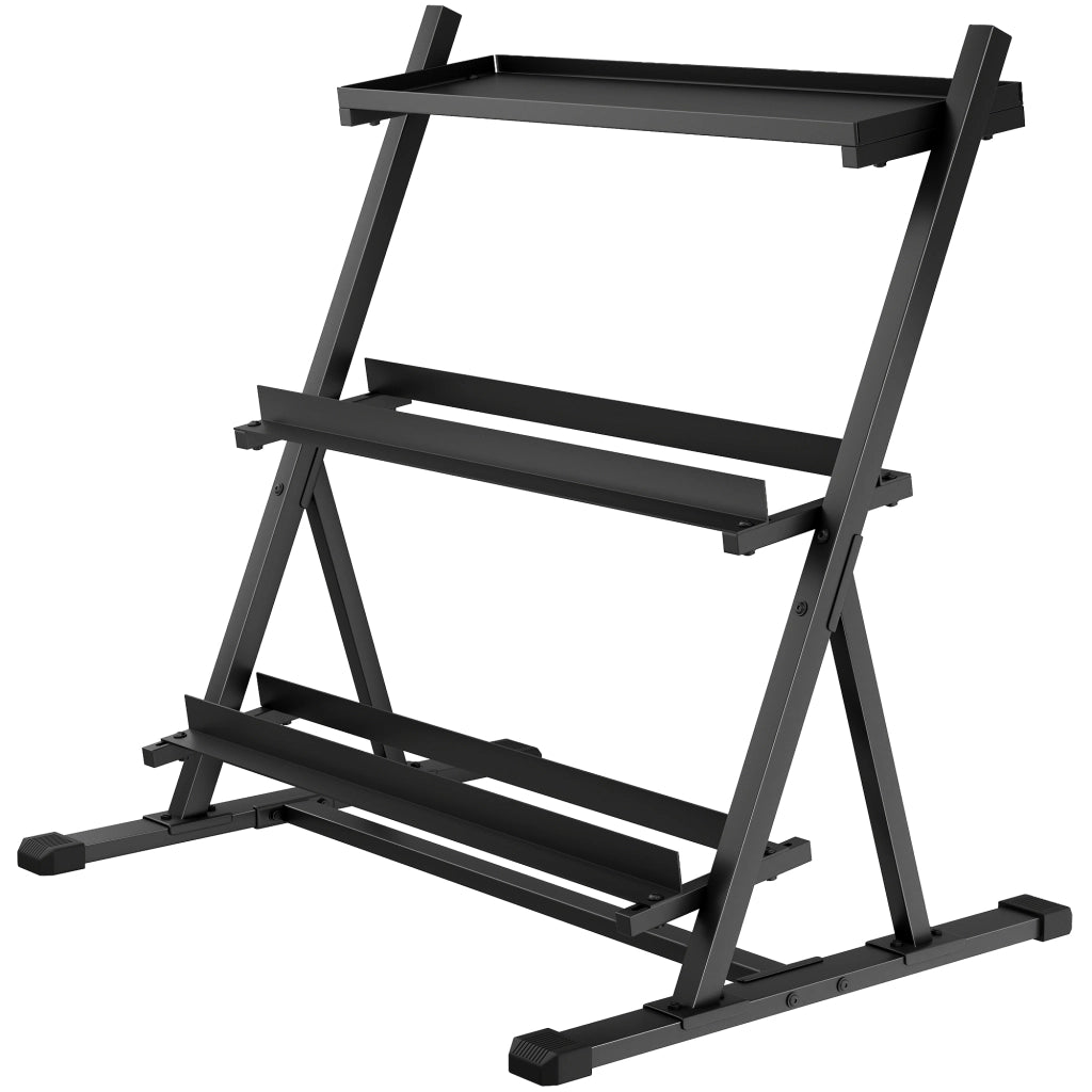 Supporto per Manubri Regolabile a 3 Livelli ¨C Xylo ¨C Max 200kg Antiscivolo