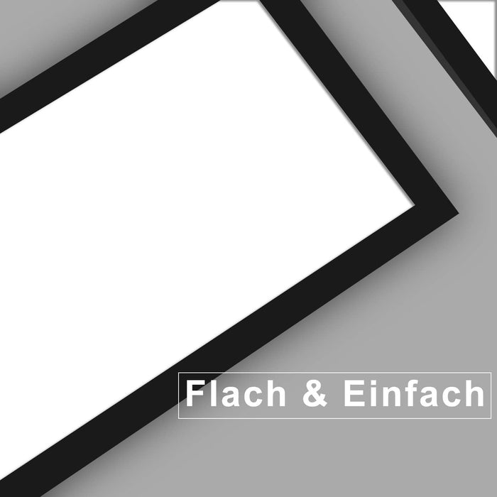 ZMH Lampada da soffitto plafoniera LED dimmerabile 120 cm telecomando