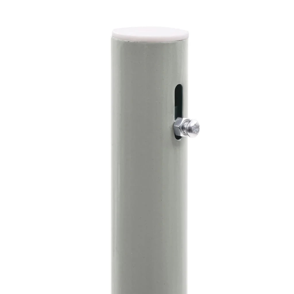 Tenda da sole laterale retrattile/schermo privacy per patio giardino terrazza balcone 140 x 300 cm grigio 02_0007089