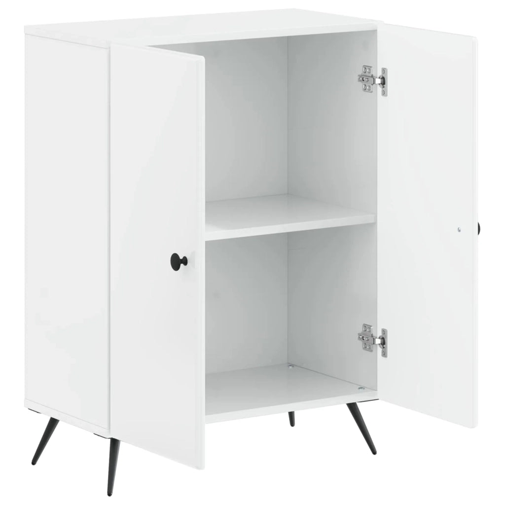 Mobiletto da Bagno BREDA Bianco Lucido 59,5 x 31 x 80 cm 897499