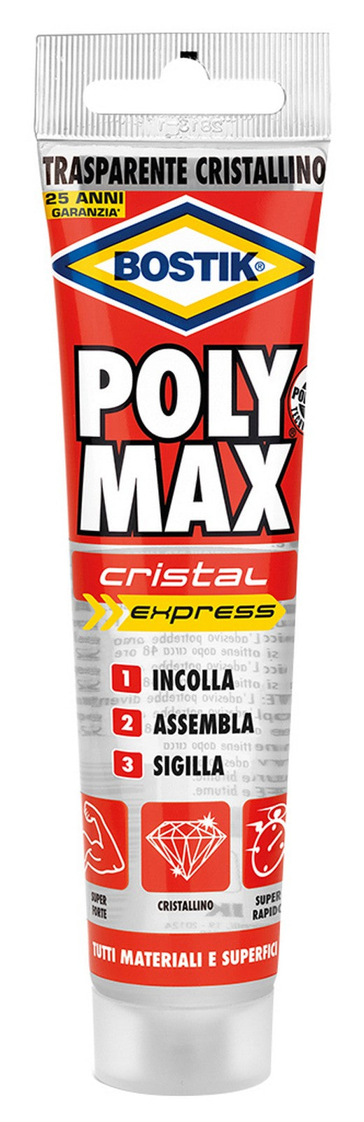 bostik polymax "cristal" tubetto gr 115 cod:ferx.89815