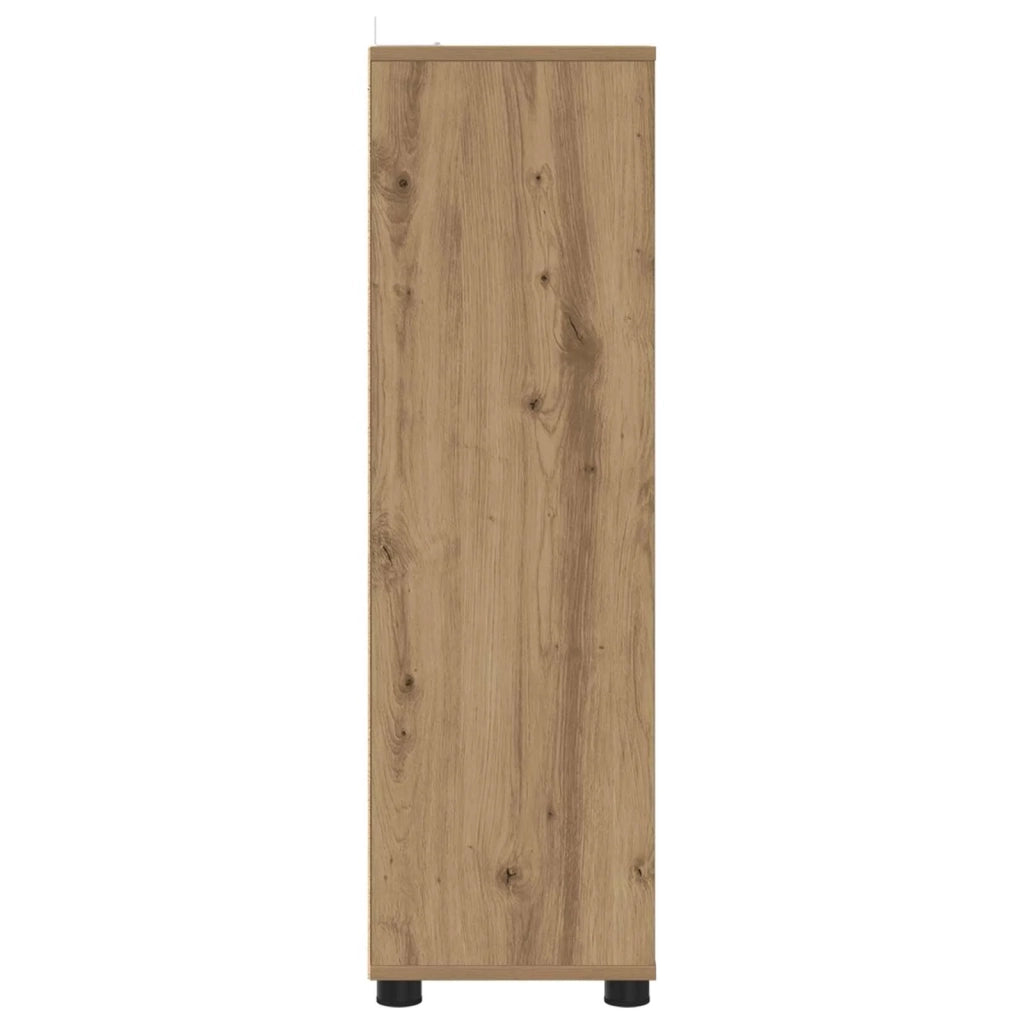 Mobile da Bagno con porta Rovere artigianale 30,5 x 30 x 101 cm 888746