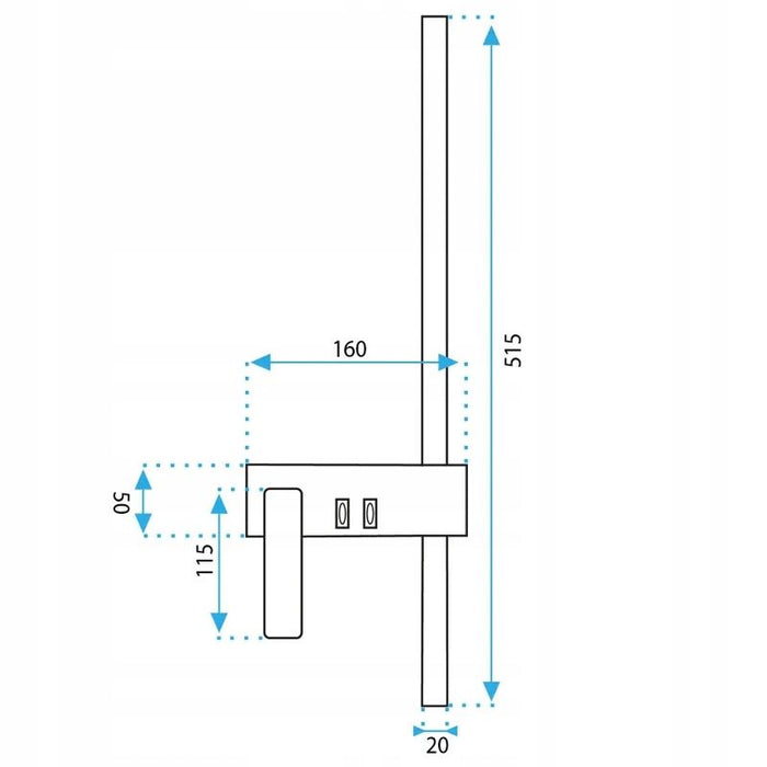 Lampada Da Parete App1439-w Right Black Gold