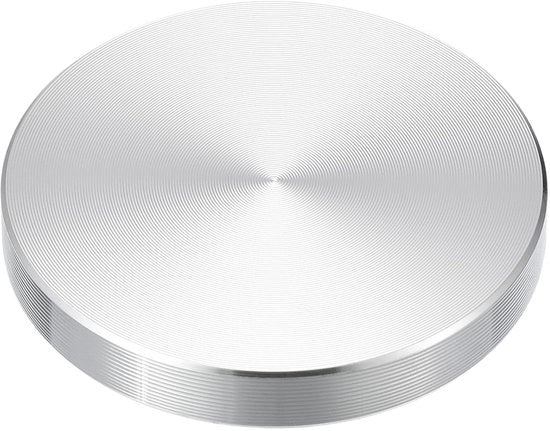 Alimentazione Plus - Disco in alluminio rotondo con vite M8, diametro 50 mm, 1 pezzo