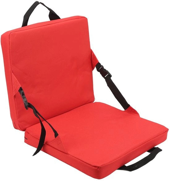 Cuscino da Sedia Opportuno - Altezza di Supporto Elevata - Portatile - Resistente ai Sforzi - Cuscino Patio Soffice - Tasca di Ripostiglio - Cuscino da Sedia