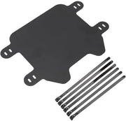 Targa Anteriore in ABS Durevole - Installazione Facile - Design Sportivo Aggressivo - Sostituzione per Light Bee S X - Nero Matt - Targa Automobilistica