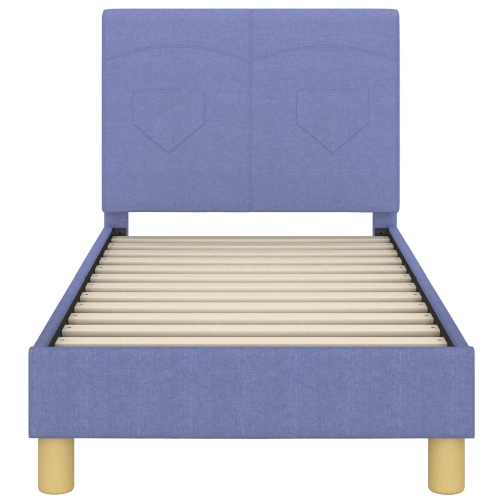 Struttura letto per bambini con testata-Giroletto per bambini Blu jeans 70 x 140 cm 415665