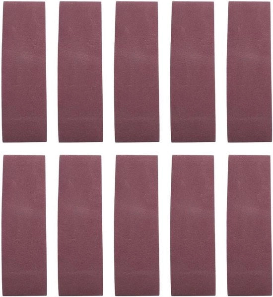 Schiuma abrasiva a bande 10 pezzi 533x75mm carta abrasiva con ossido di alluminio 21x3 pollici per macchina abrasiva accessori 240-1000 grana (1000#)