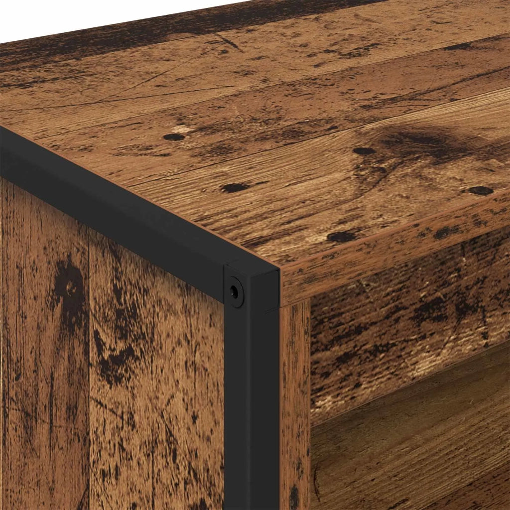 Credenza | Armadi alti Legno vecchio 79 x 36 x 200 cm Legno multistrato
