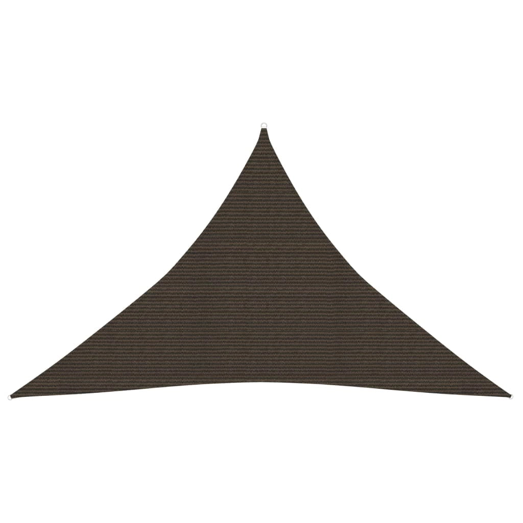 Vela ombreggiante/ombrellone 160 g/m² HDPE 4 x 4 x 5,8 m marrone 02_0009166