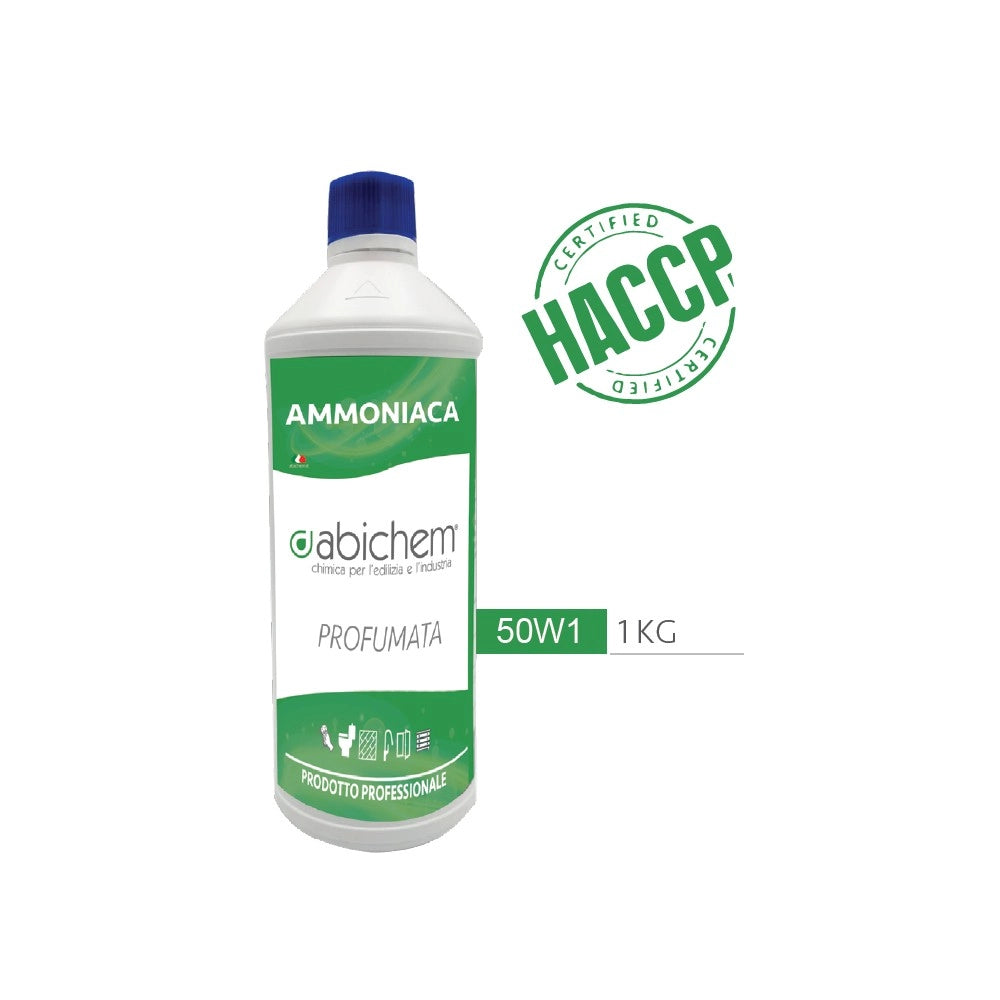 Abichem 1lt ammoniaca profumata per la pulizia di pavimenti e superfici