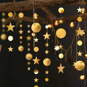 Kit per lanciatori di festa con design metallic oro e disegno Twinkle Little Star per decorare la cameretta dei bambini