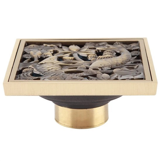 Sistema di scarico per docce - Filtro di scarico per docce - Scarico per acqua sporca - Copertura di rete per docce - Griglia di scarico - Filtrazione fine - Scarico per docce con filtro