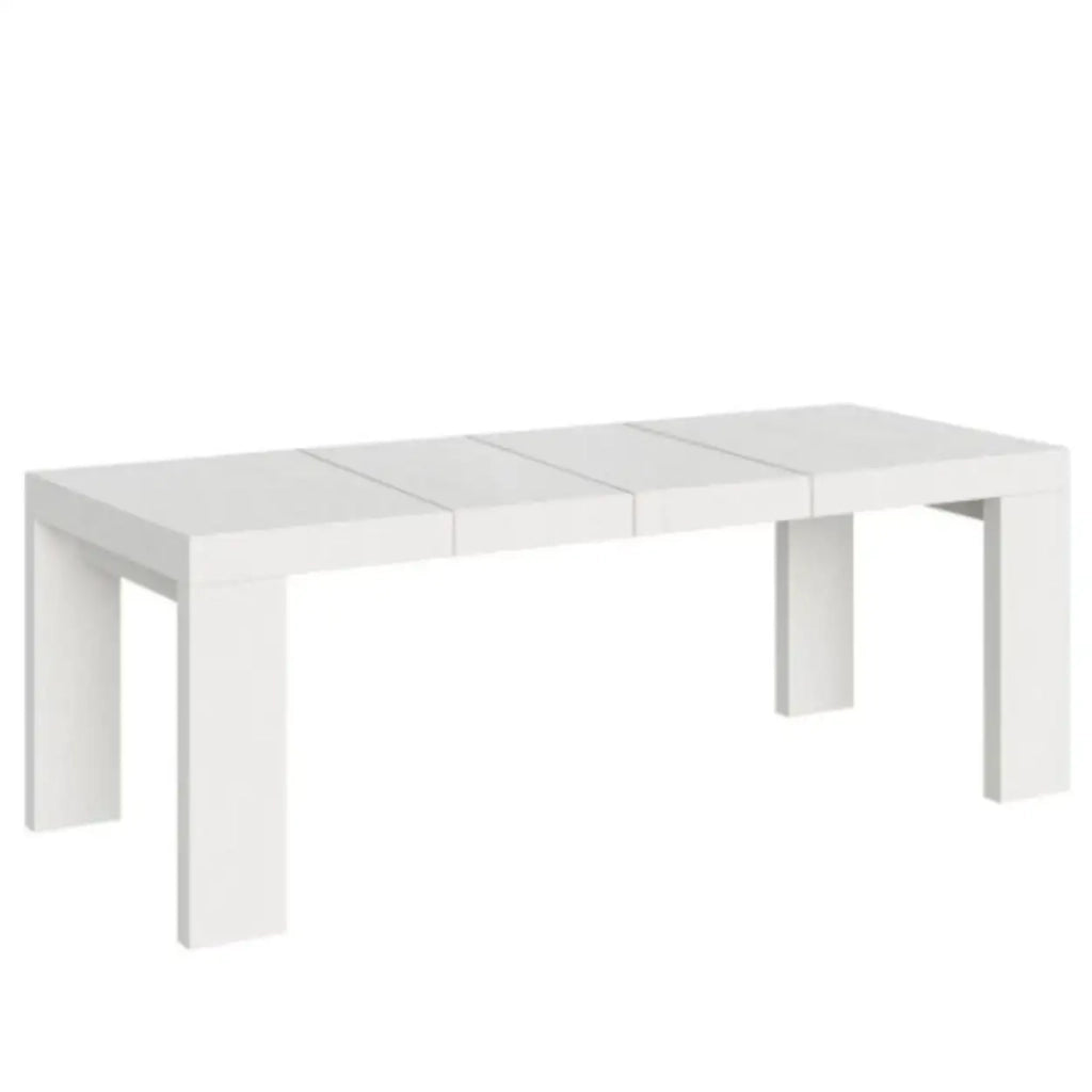 Tavolo allungabile 160/264x90 cm Roxell Premium colore bianco frassino