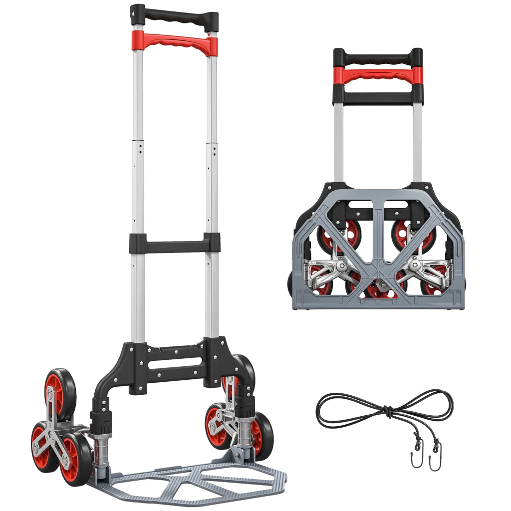 Scala mobile pieghevole ¨C zephmum ¨C alluminio rosso