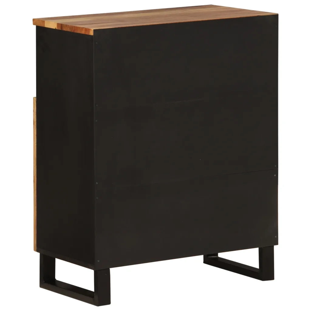 Credenza con 2 Ante 60x33x75 cm in Legno Massello di Acacia 352914