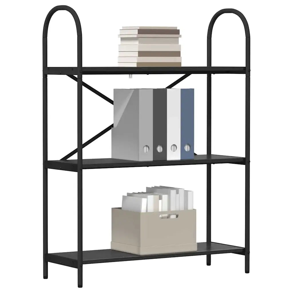 Libreria Rovere Nero 80 x 30 x 109 cm Legno multistrato 879899