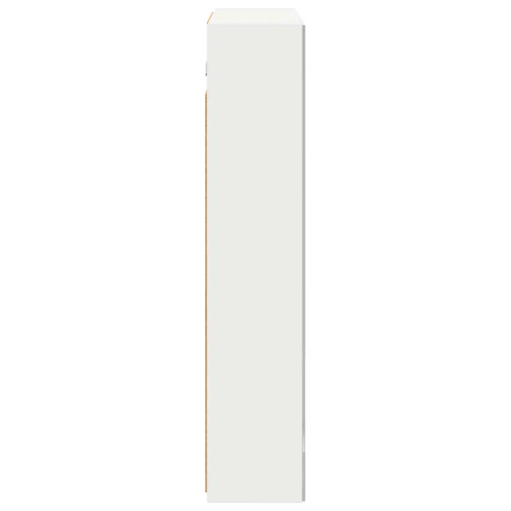 Mobiletto per specchio da bagno Bianco 60 x 14,5 x 70 cm