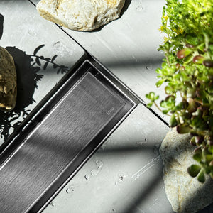 Scarico Lineare Rea Neox Pro Nickiel Brush 90