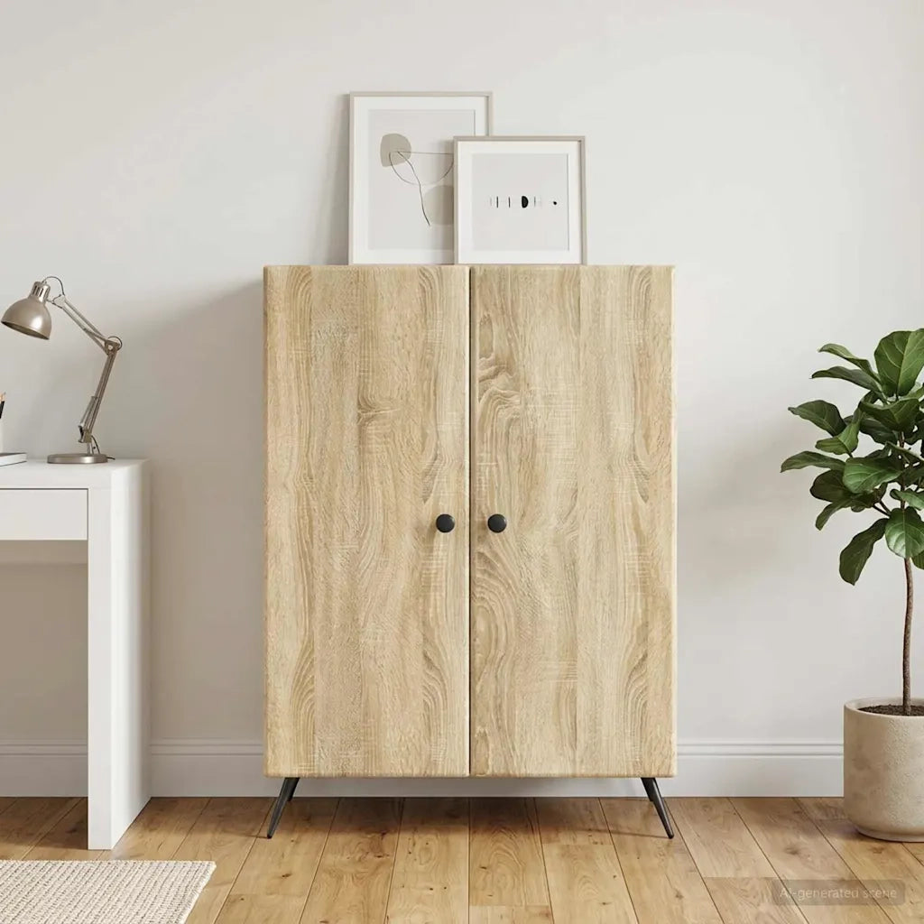 Credenza Rovere Sonoma 66 x 34,5 x 90 cm Legno ingegnerizzato 895507