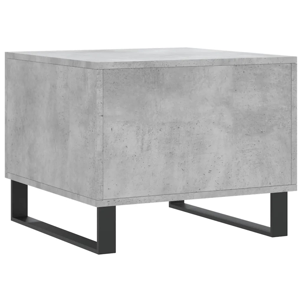Tavolini Salotto 2pz Grigio Cemento 50x50x40 Legno Multistrato 829453