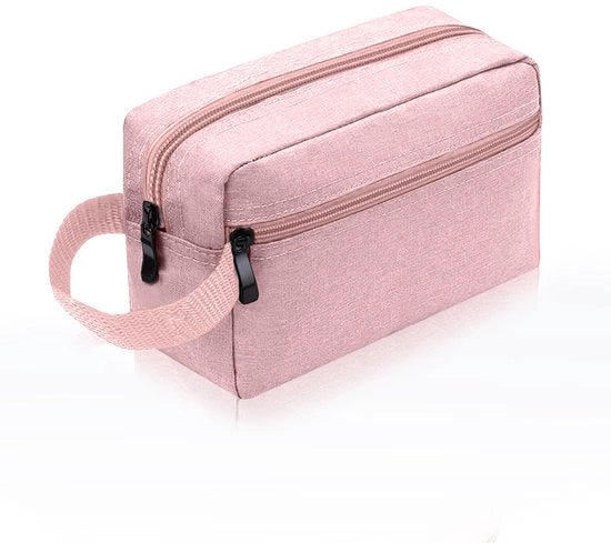 Toilette per Uomo, Toilette per Donna Grande, Toilette per Uomo, Borsa Cosmetica con Cerniera Doppia, Toilette per Accessori di Toilette e Oggetti di Cura Personale