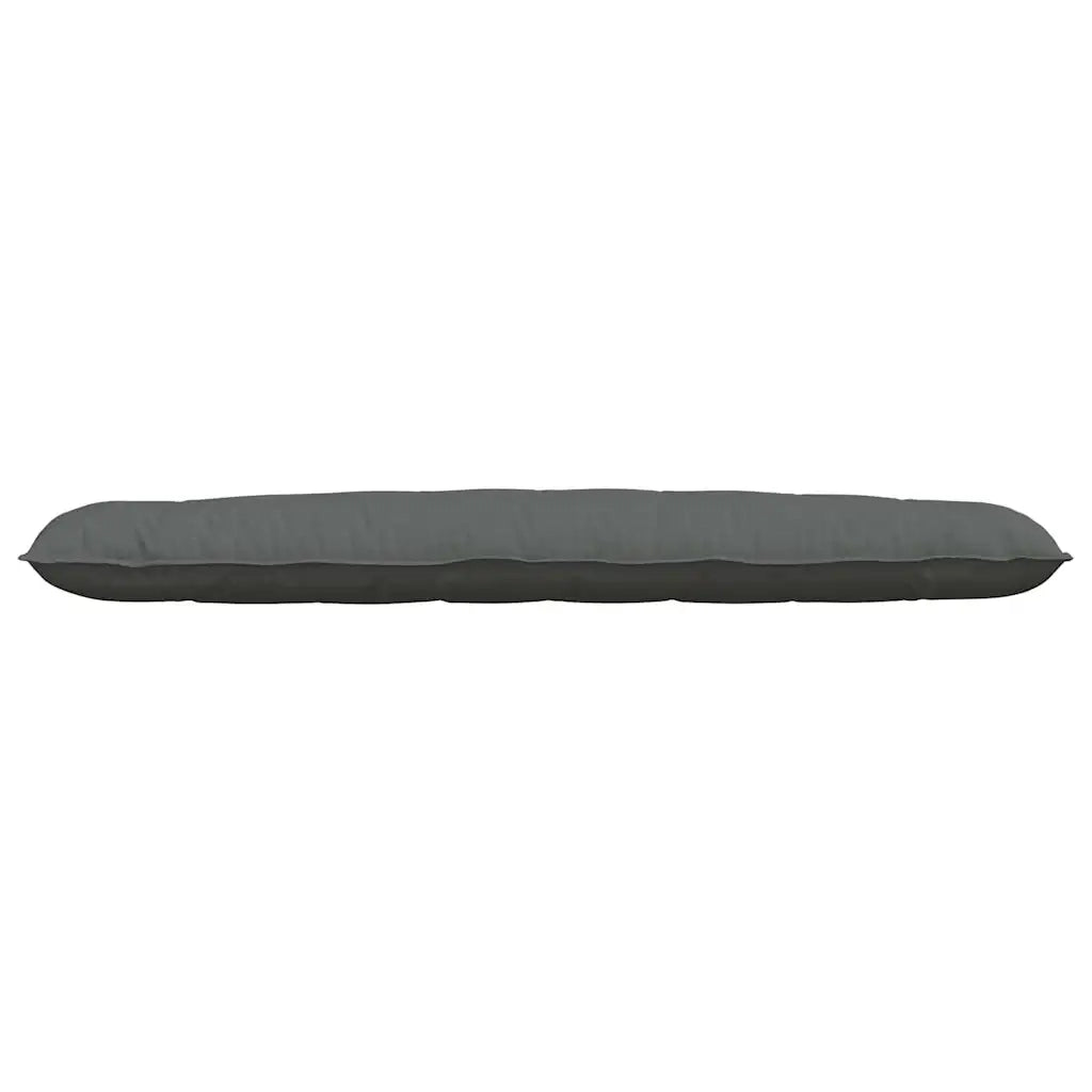 Cuscino per Schiena Grigio scuro 200 x 19 x 50 cm Tessuto