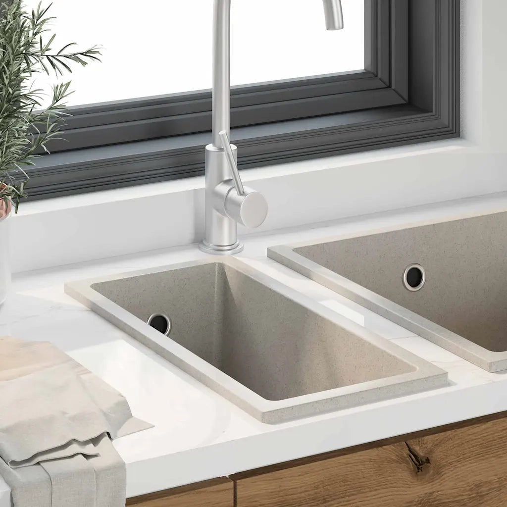 Lavello da Cucina-Lavandino-Lavabo Beige 21 x 44 x 14 cm Granito