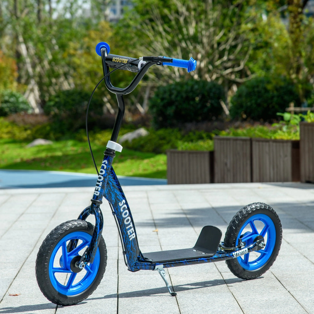 Monopattino Bambini Regolabile ¨C Zephmum ¨C Blu Acciaio 2 Ruote