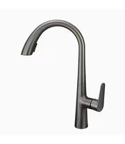 Rubinetto Cucina LH-8042 Collo di Cigno | Rame Massiccio | Estraibile 2 Modi