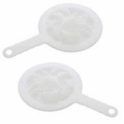 Sostituzione filtro alimentare a mano 2 pezzi - Filtro alimentare a maglia 400 mesh - Manico - Filtro alimentare in PP/Nylon - 24 x 15 cm - Sostituzione filtro alimentare