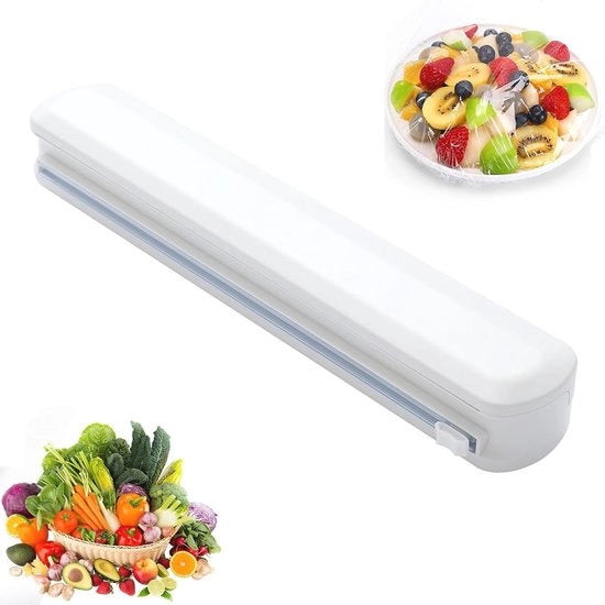 Taglierino per PVC con tagliafilo mobile per pellicole di conservazione e pellicole di alluminio fino a 32 cm