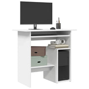Scrivania Bianca 80x45x74 cm in Legno Multistratocod mxl 73241