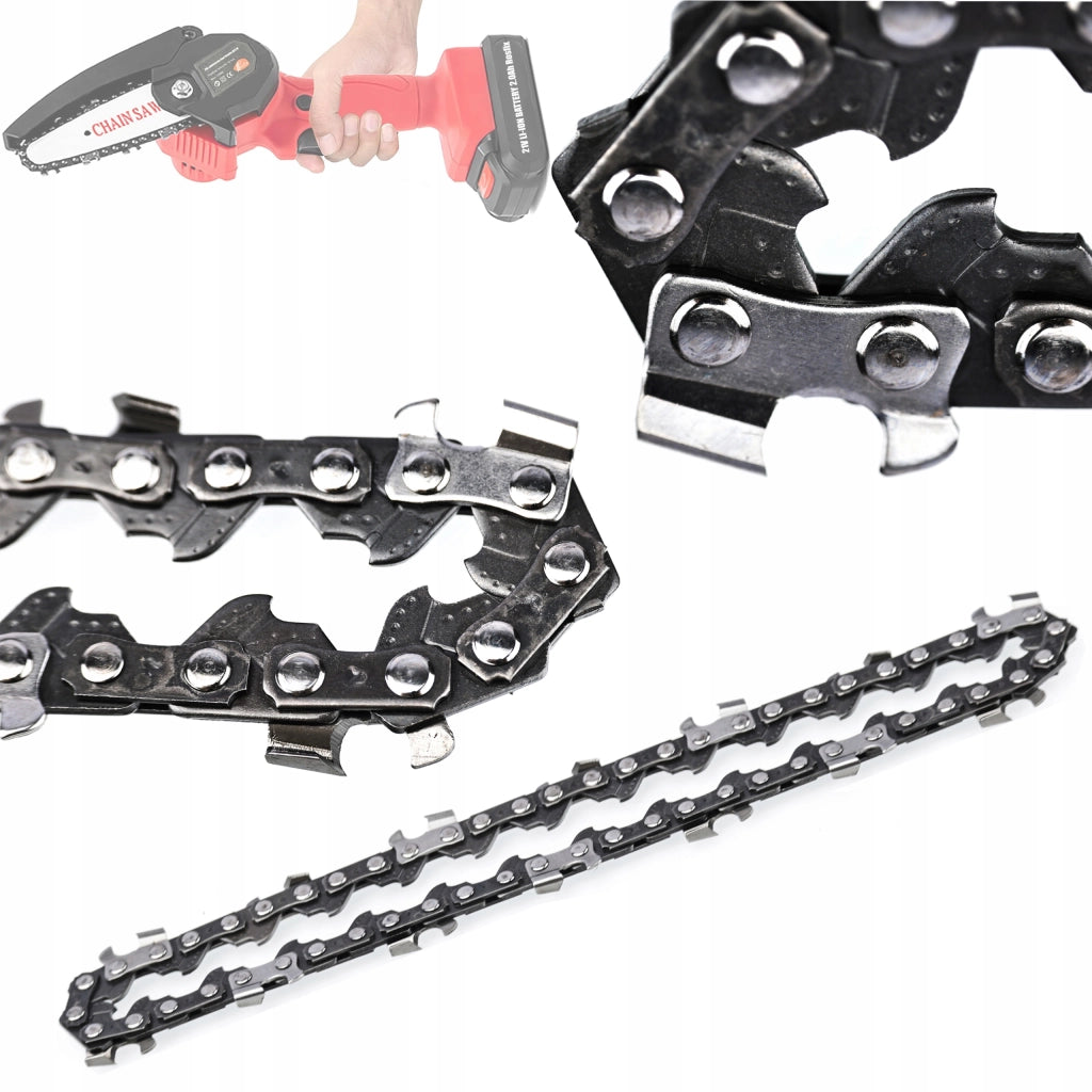 Catena per Mini Motosega ChainPro SteelCut 8" – 45 Denti, Acciaio Temperato | Compatibile con Piranha, Stihl, Makita