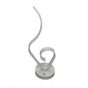 Trade Shop - Lume Da Comodino Ad Onda Design Moderno 10 W Lampada Tavolo Abatjour 39x15 Luce -